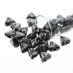 KHP80-45702 Tweedy silver - 50 beads
