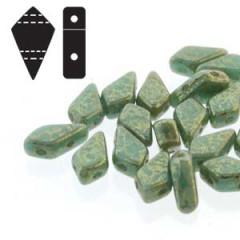 KT95-15495 Turquoise green lumi - 50 beads