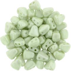 NB65-14457 Chalk green luster - 50 beads