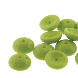 PGY-400-53400  Opaque green - 50 bead strand