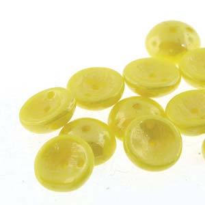 PGY-130-14400  Yellow opaque hematite - 50 bead strand