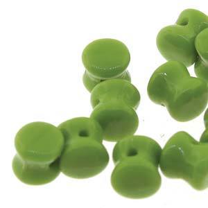 PLT46-53420  Opaque olive - 30 beads