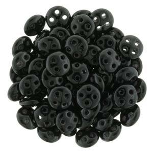 QUL06-23980  Opaque jet - 50 beads