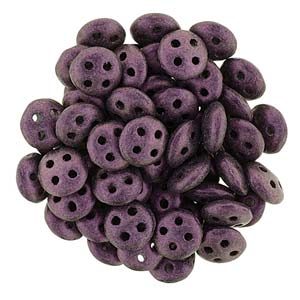 QUL06-79086  Pink metallic suede - 50 beads