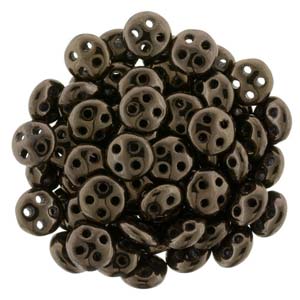 QUL06-14415  Dark metallic bronze - 50 beads