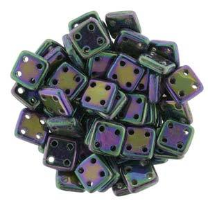 QUT06-21495  Purple iris - 50 beads