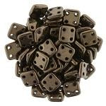 QUT06-14415  Metallic dark bronze - 50 beads