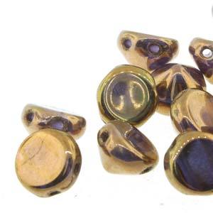 TIP30-90215  Gold luster - 20 beads