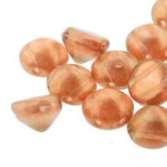 TIP30-29252  Tangerine halo - 20 beads