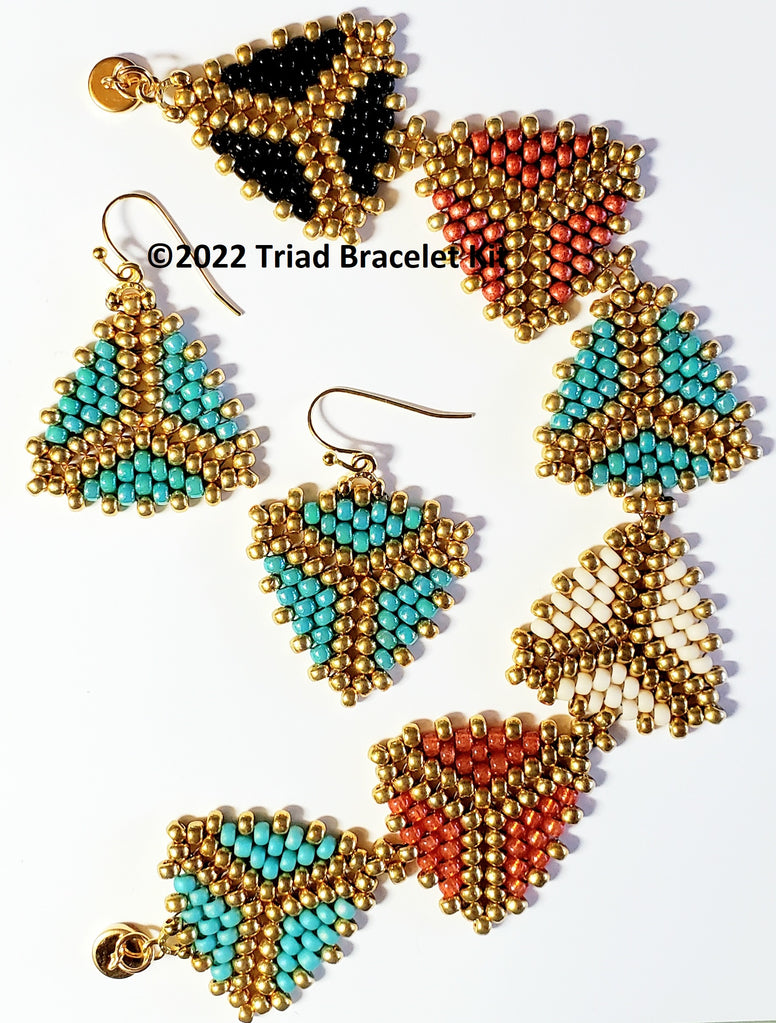 TBEK-002 Triad Bracelet & Earring Kit - Desert