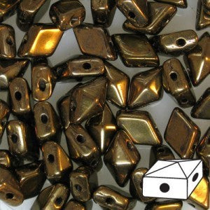 DD58-14415  Dark bronze - 50 beads