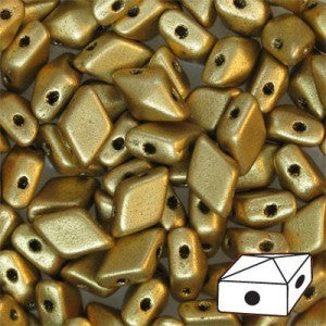 DD58-0172 Matte metallic gold - 50 beads